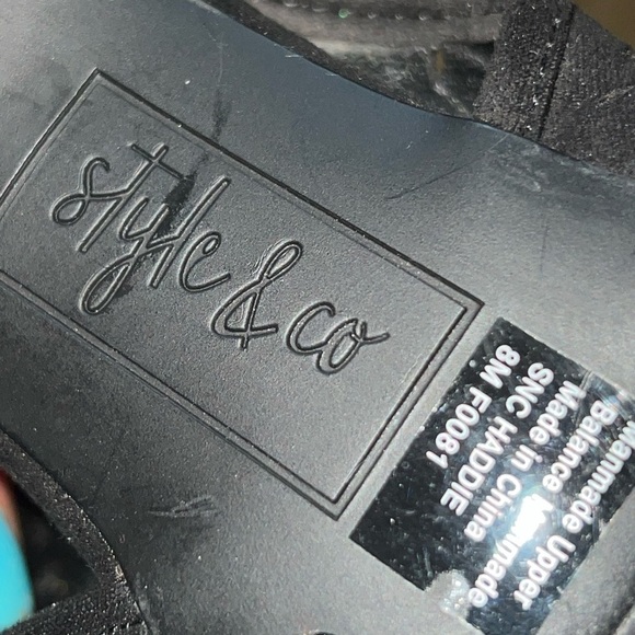 Style & Co Slingback Zipper Low Heels Pumps Shoes size 8 - Picture 5 of 9